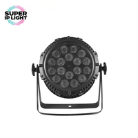 Projecteur LED Par 200W 18x10W RGBW 4-en-1, étanche IP65, 15-60 °   pour scène en plein air