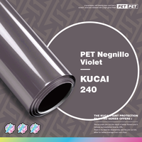 Film vinyle KUCIA Factory Super Brillant Violet Cristal Negnillo PET pour covering automobile