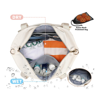Bolsa de Deporte Grande Personalizada para Mujer, para Raquetas de Pickleball, Padel, Tenis, con Compartimento para Zapatos