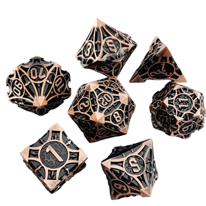 Jeu de dés de compétences pour Dungeons & Dragons, dés <span class=keywords><strong>en</strong></span> alliage de zinc métallique D&D, vente <span class=keywords><strong>en</strong></span> gros - Product Image 4