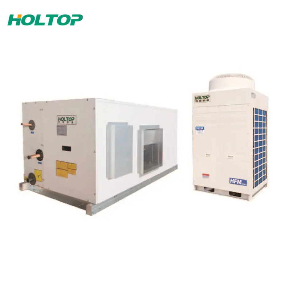 Holtop หน่วยจัดการอากาศขั้นต้นบนชั้นดาดฟ้า Ahu ระบบเครื่องปรับอากาศ HVAC