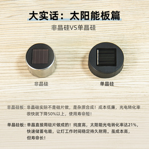 Solar Garden <b>Lights</b> Mono Si Solar Panel <b>Led</b> Waterproof <b>Light</b> <b>Sensor</b> Automatic On At Night Outdoor Decorative Pathway Lamp - Product Image 5