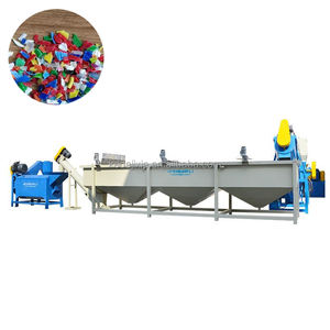 Ligne de lavage entièrement automatique pour flocons de bouteilles en plastique, machine de recyclage 1000 kg/h, certifiée CE - Product Image 2