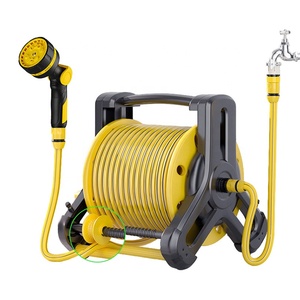 Chariot de jardin en ABS/PVC à prix abordable avec rangement extérieur pour tuyaux - Product Image 1