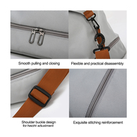 Sac de sport unisexe imperméable de grande capacité Sac de sport tendance bon marché avec séparation sèche et humide pour hommes et femmes Sac de sport de week-end