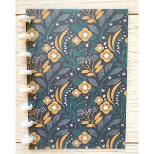 Custom 160 College Ruled Pages Inspirational Writing Disc Dotted Journal Notebook