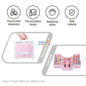 EPT New Fashion Pink Cosmetic Beauty Doll Set Atacado Meninas Maquiagem Cosméticos Setcase Toy para Crianças - Product Image 5