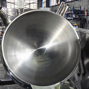 Tùy chỉnh áo khoác ấm đun nước điện gas hơi cách với khuấy nấu ăn Ấm đun nước công nghiệp Nồi thép không gỉ trọng Ấm đun nước - Product Image 3