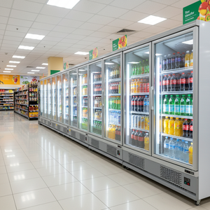 Congélateur Commercial Vertical Vitré, Réfrigérateur à Boissons à 3 Portes en Verre KX-HLC - Product Image 6