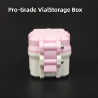 3ml 4-Fach Transparente PETG Stoßfeste Sichere Snap-Lock Umweltfreundliche Hochwertige Peptid-Fläschchen Aufbewahrungsbox OEM Anpassung