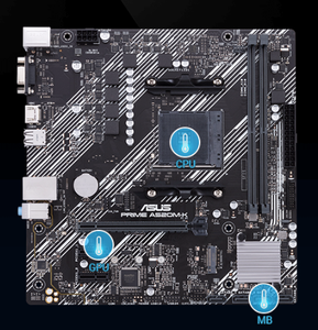 เมนบอร์ด A520M-K <span class=keywords><strong>ASUS</strong></span> PRIME ใหม่ AM4ช่องเสียบ AMD Micro-ATX DDR4 Ryzen 5000/3000พร้อมใช้งาน Realtek RTL8111H 1GB - Product Image 6