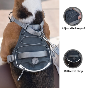 <span class=keywords><strong>Harness</strong></span> Anjing Neoprene Segala Cuaca dengan Sistem Keamanan Martingale Belakang & Kantong Camilan <span class=keywords><strong>Mini</strong></span> <span class=keywords><strong>Harness</strong></span> Anjing Ergonomis untuk Petualangan Luar Ruangan - Product Image 5