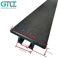 Pièces de rechange pour passerelle d'escalator Mitsubishi : Rail de guidage en nylon, Rail de marche type J C A K, Rail de guidage de main courante, Accessoires de fonctionnement pour ascenseur