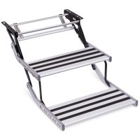 Plate-forme antidérapante en aluminium Style coulissant Escaliers Rv caravane Camper Step pièces de remorque