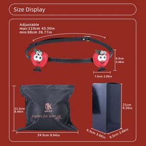 Masseur de mamelons en forme de pomme pour la veille de Noël avec pointes métalliques, soutien-gorge en cuir PU portable pour mamelons, jouet sexuel érotique BDSM pour femmes et hommes - Product Image 6