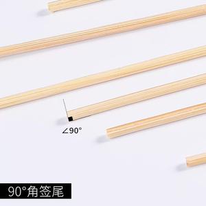 Brochetas de Bambú Directas de Fábrica, Paquete de 500 Unidades para Asar Carne y Perritos Calientes, Desechables, Fáciles de Limpiar, Origen Zhejiang - Product Image 4