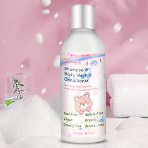 OEM/ODM Tear-Free Sulfate-Free Organic Baby Hair Shampoo Baby Shampoo And Body Wash Baby Shampoo