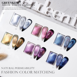 Esmalte de uñas de Gel UV Aurora de cristal multicolor, <span class=keywords><strong>brillo</strong></span> fino, efecto ojo de gato <span class=keywords><strong>transparente</strong></span>, logotipo personalizado, esmalte de Gel de ojo de gato para uñas - Product Image 6