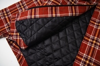 Veste rétro américaine pour homme, style patchwork à carreaux, coupe ample et décontractée, 100% coton, saison hiver, modèle G/R pour homme