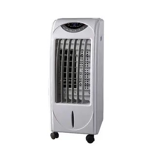 Mini refrigerador de ar portátil branco, refrigerador de ar eficiente de energia com tanque de água 6l