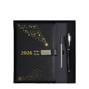 Agenda 2027 en Inglés y Español, Calendario de Cuero con Impresión, 365 Días, Organizador Diario, Planificador, Diario, Set de Regalo en Caja - Product Image 3