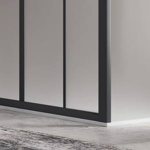 Kamalu KFN6000SN cabina doccia box 80x190 doppio scorrevole vetro rettangolare senza cornice nero stile aspetto dritto - Product Image 6