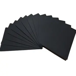 80-800g Laminated Black Cardboard Stationery Black Paper Board For Making Handbags Gift Box Sheet Roll