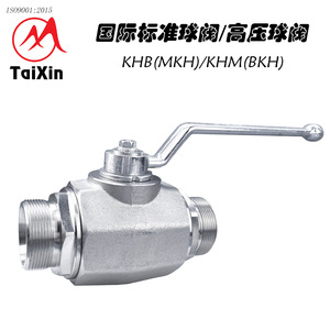 Vanne à bille haute pression standard internationale KHB M16 1.5, filetage externe 700 psi, connexion filetée 1/2 pouce - Product Image 3