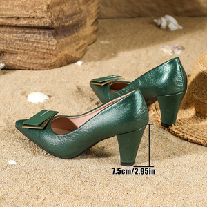 Xuanhui - <span class=keywords><strong>Zapatos</strong></span> <span class=keywords><strong>de</strong></span> Tacón Cuadrado Casuales y Cómodos con Punta en Pico, <span class=keywords><strong>de</strong></span> Buena Calidad y a la Moda, para Oficina, para <span class=keywords><strong>Mujer</strong></span> - Product Image 6