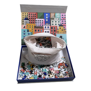 <span class=keywords><strong>Puzzle</strong></span> en papier personnalisé de 1000 pièces avec sac en tissu - Jouet DIY imprimé en 4 couleurs CMYK - Product Image 3