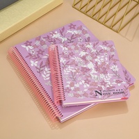 Agenda d'affaires personnalisé A5 à spirales avec couverture rigide, imprimé, cadeau promotionnel