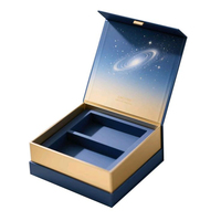 Boîte cadeau de luxe avec logo personnalisé en relief, fermeture magnétique, boîte en papier rigide pour cadeaux de mariage, taille personnalisable