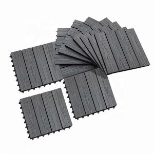 3D dập nổi hạt gỗ WPC <span class=keywords><strong>decking</strong></span> chống trượt Patio không thấm nước sàn gỗ ngoài trời Gỗ nhựa composite gạch - Product Image 1