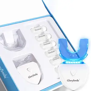 PAP Formula Dental Teeth Whitening Kit Private Label Non Peroxide 6 LED Light Teeth Whitening Instrument With Gels