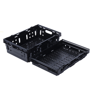 Caja de plástico apilable y encajable ampliamente utilizada de buena calidad para frutas y verduras - Product Image 5