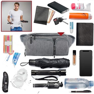 BSCI, riñonera de nailon multifuncional personalizada, riñonera bonita, 6 bolsillos para mujeres y hombres, para deportes al aire libre, senderismo, viajes, correr - Product Image 3