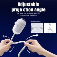 Mini projecteur USB ciel étoilé galaxie, veilleuse alimentée 360° °   Lampe de projection rotative HD pour plafond, chambre à coucher, toit de voiture, chambre d'enfant