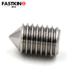 Stainless Steel 316 ISO4027 Set Grub Hex Socket Internal Six <strong>Angle</strong> Cone Point End Allen Head Metric Set M5 M8 <strong>Screw</strong> - Product Image 4