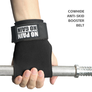 Cowhide Gym Grips <strong>Gloves</strong> Weightlifting Fitness <strong>Pull</strong> <strong>up</strong> Workout Equipment Anti-Slip Wear-Resistance Palm Protection - Product Image 6