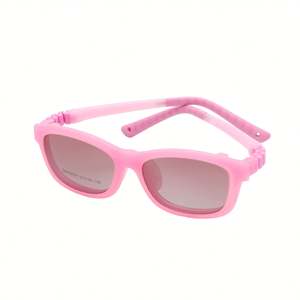 Gafas de Sol Infantiles 2 en 1 con Clip y Cadena, Personalizables con Logotipo, Venta al Por Mayor - Product Image 6