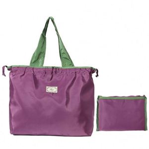 Eco-friendly Recycled <b>Large</b> Polyester Tote Bag Zipper Closure Screen Printed Modern Fashionable Foldable Waterproof Supermarket - Product Image 4
