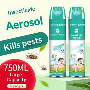 Venta Directa de Fábrica, Potente Aerosol Repelente de Mosquitos sin Olor, Botella Grande de 750 ml <span class=keywords><strong>para</strong></span> el Hogar - Product Image 1