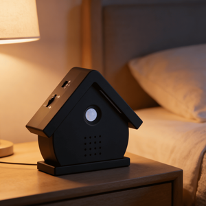 Máquina de Sonidos de Aves Decorativa con Activación por Movimiento, Sonidos Naturales Realistas <span class=keywords><strong>para</strong></span> Relajación, Sueño <span class=keywords><strong>y</strong></span> Ambiente en el Hogar - Product Image 1