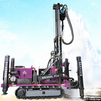 Plateforme de forage hydraulique pour puits d'eau, équipement de forage d'eau profonde de 300 m, machine de forage de puits d'eau portable