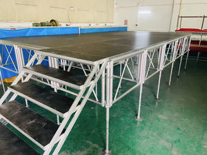 Giai đoạn lắp ráp Hợp kim nhôm với chiều cao có thể điều chỉnh cho nền tảng sân khấu tiệc cưới hiệu suất - Product Image 2