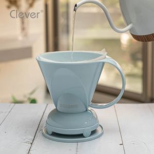 Cafetera Reutilizable de Tritán Eastman Azul Claro, Forma Trapezoidal, para Eventos de Catering, Buffet y Salón - Product Image 3