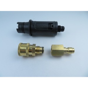 High Pressure Water Gun Adapter 1/4 Inch Plastic Copper Quick Coupling For Garden Hose Connector - Product Image 1