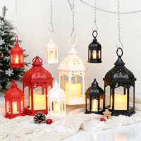 Bougie LED décorative de style château européen minimaliste vintage pour créer une ambiance festive