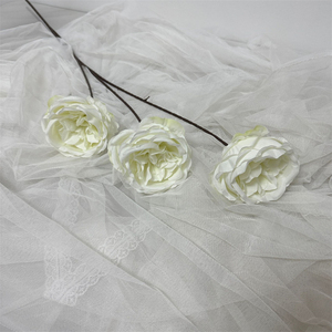 งานแต่งงาน YOPIN-1700 3 Heads NO Leaves <span class=keywords><strong>David</strong></span> ออสตินดอกกุหลาบสัมผัสจริงกุหลาบ - Product Image 2