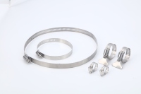 Collier de serrage réglable en gros d'usine W1/W2/W4 Collier de serrage en acier inoxydable de style allemand Collier de serrage en métal 304 avec structure pivotante